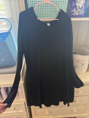 Old Navy Black Long Sleeve Women's Dress